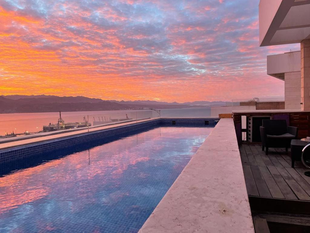 Private Pool Luxury Penthouses Sea View Eilat Dış mekan fotoğraf